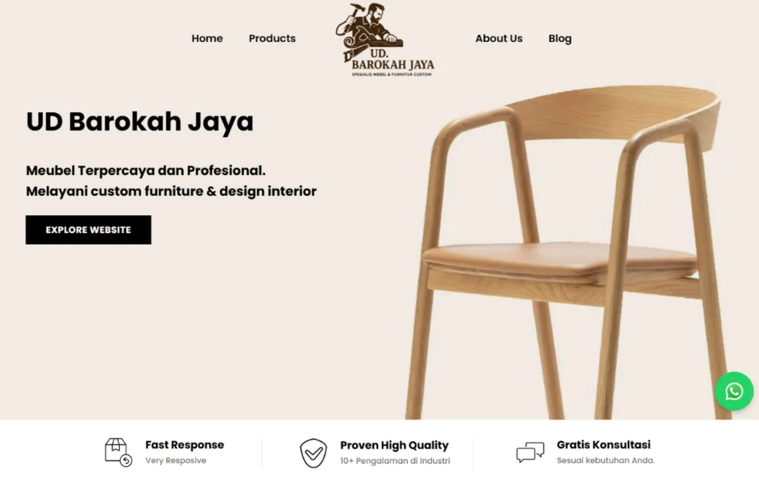 Website Barokah Jaya